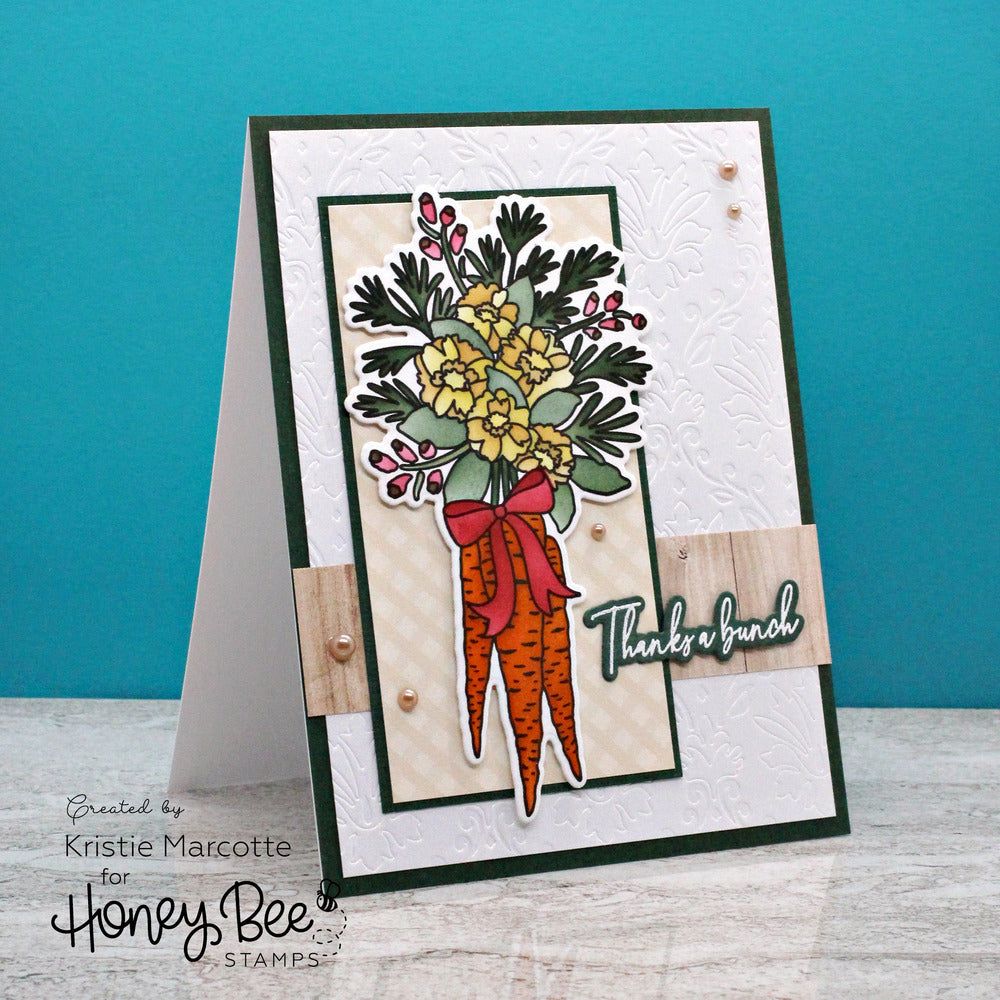 Garden Bouquet - 4x6 Photopolymer Stamp Set - Honey Bee Stamps