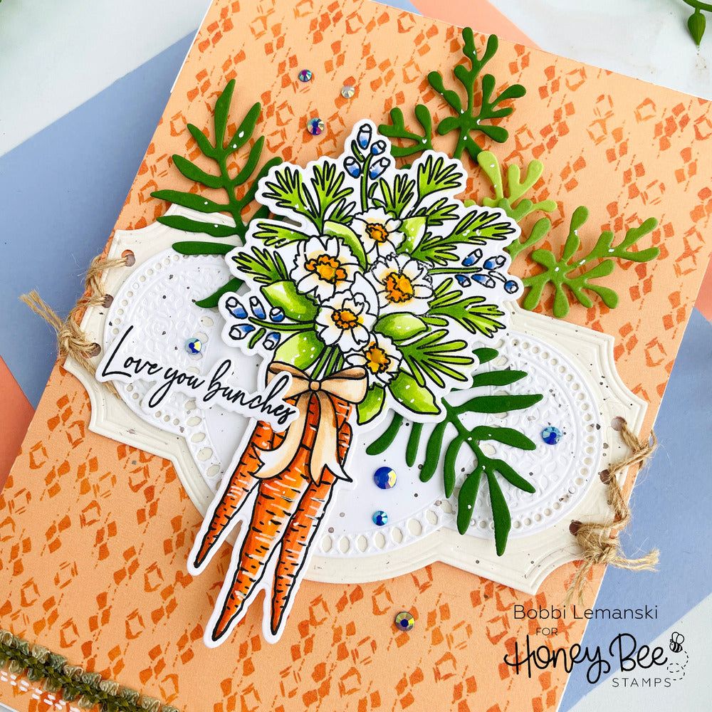 Garden Bouquet - Honey Cuts - Coordinating Dies - Honey Bee Stamps