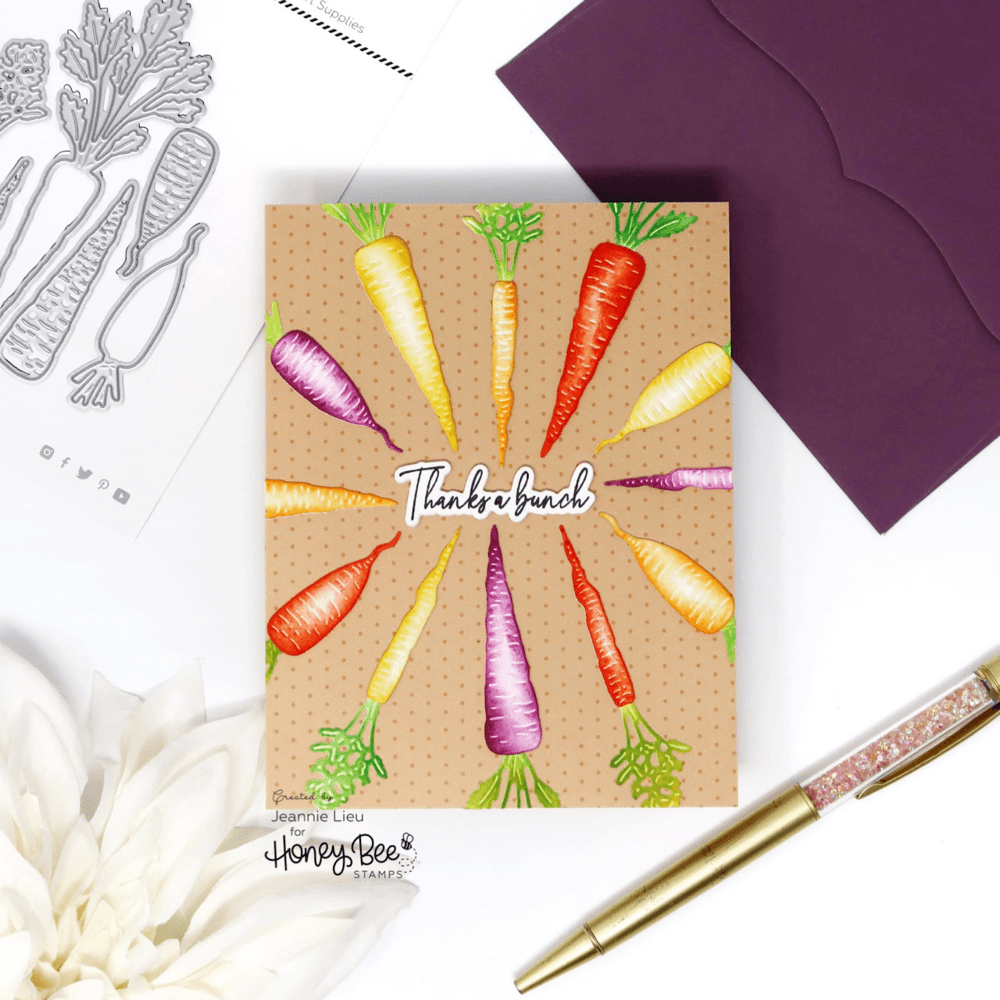 Garden Bouquet - Honey Cuts - Coordinating Dies - Honey Bee Stamps