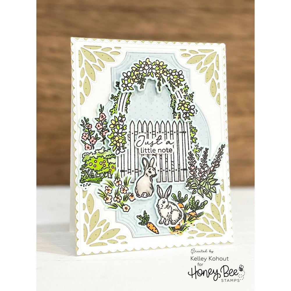 Garden Gate - 6x6 Stamp Set - Honey Bee Stamps