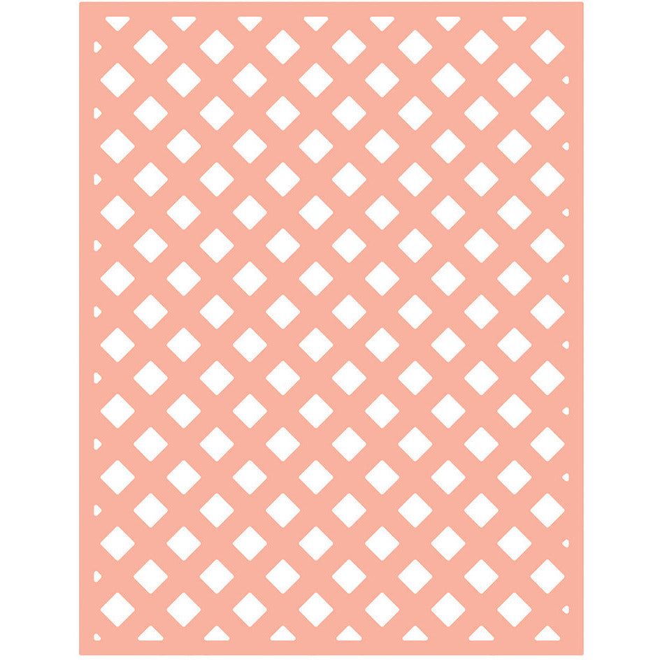 Garden Lattice Cover Plate - Base - Honey Cuts - Stand - Alone Dies - Honey Bee Stamps