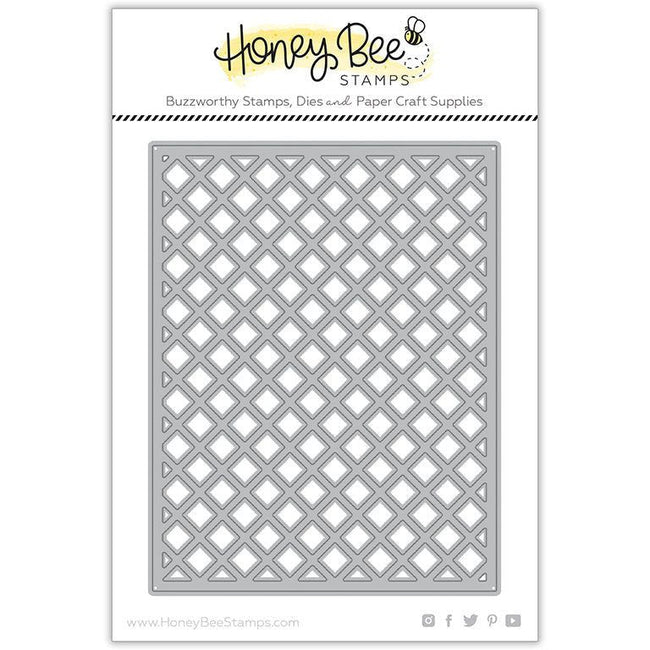 Garden Lattice Cover Plate Top - Honey Cuts - Honey Bee Stamps