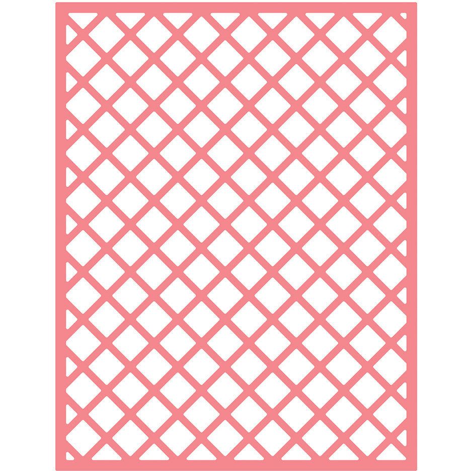 Garden Lattice Cover Plate Top - Honey Cuts - Stand - Alone Dies - Honey Bee Stamps