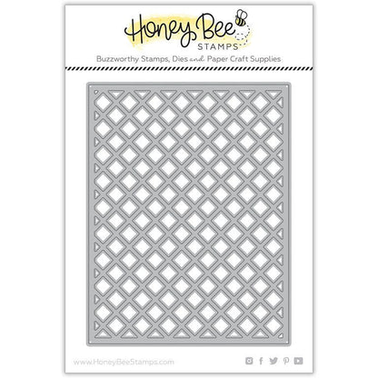 Garden Lattice Cover Plate Top - Honey Cuts - Stand - Alone Dies - Honey Bee Stamps