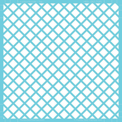 Garden Lattice - Set of 2 - 6"x6" Layering Stencils - Honey Bee Stamps
