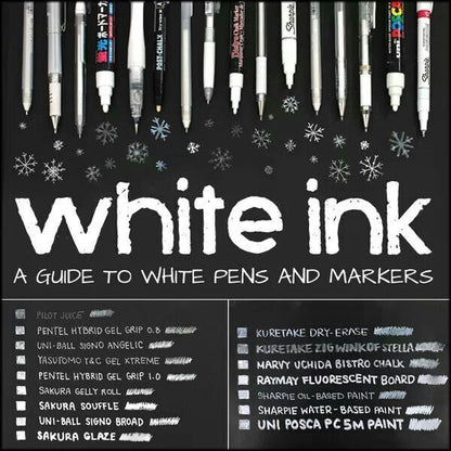 Gelly Roll Souffle Opaque Puffy Ink Pens 2/Pkg - Super Opaque White Gel Pens - Honey Bee Stamps