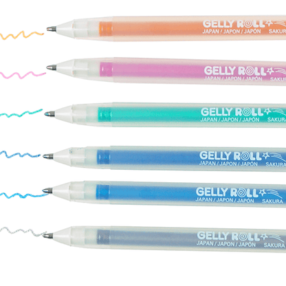 Gelly Roll Stardust Pens - Glittering Colors 6/Pkg - Meteor - Honey Bee Stamps