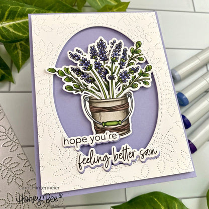 Get Well Soon - 6x6 Photopolymer Stamp Set - Honey Bee Stamps