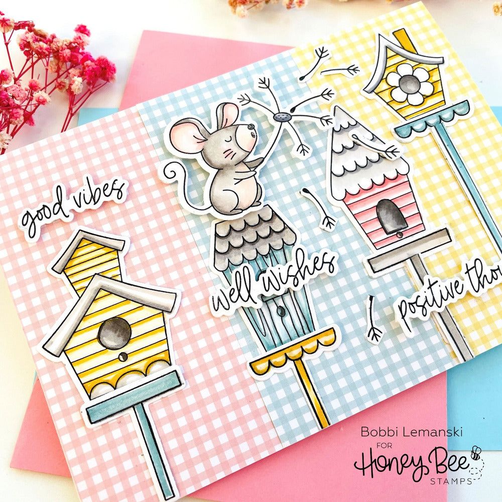 Get Well Soon - 6x6 Photopolymer Stamp Set - Honey Bee Stamps