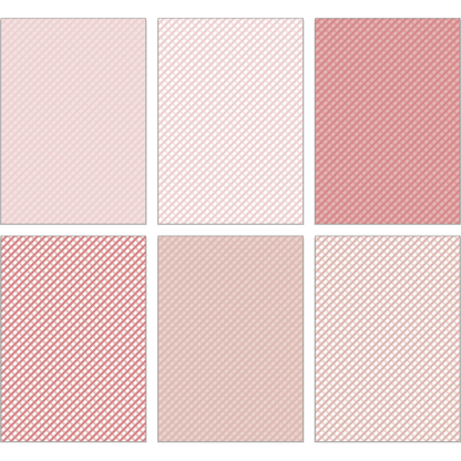 Gingham - Happy Hearts Paper Pad 6x8.5 - 24 Double - Sided Sheets - Honey Bee Stamps