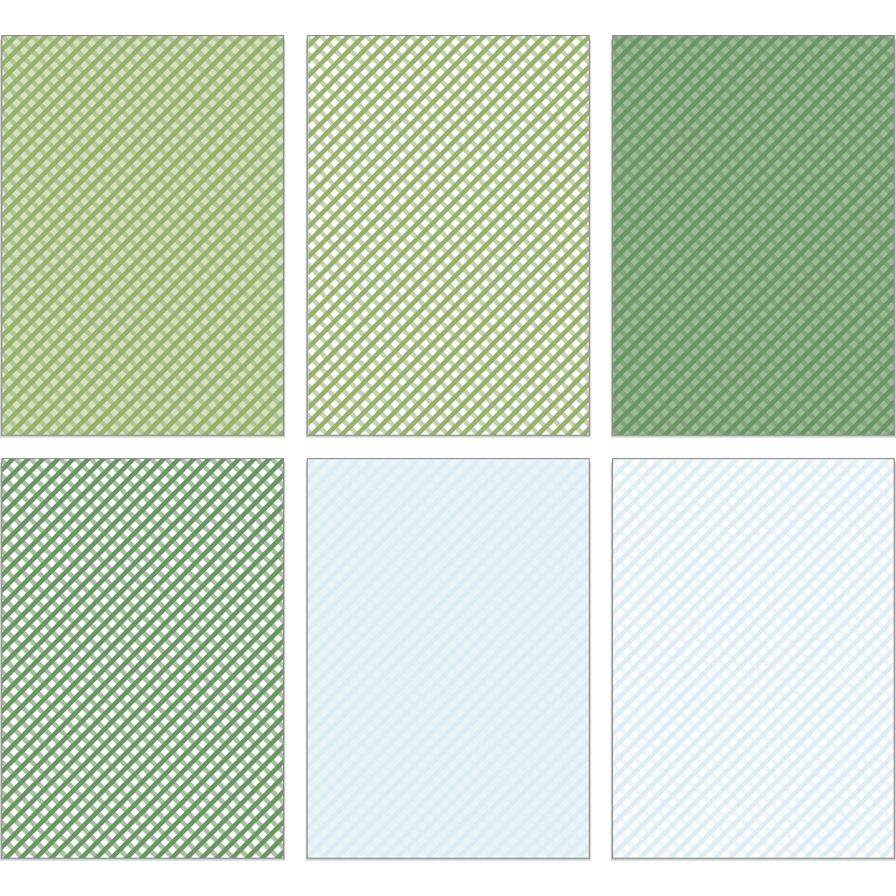 Gingham - Happy Hearts Paper Pad 6x8.5 - 24 Double - Sided Sheets - Honey Bee Stamps