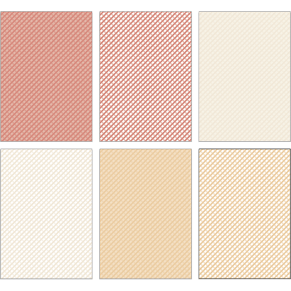 Gingham - Happy Hearts Paper Pad 6x8.5 - 24 Double - Sided Sheets - Honey Bee Stamps