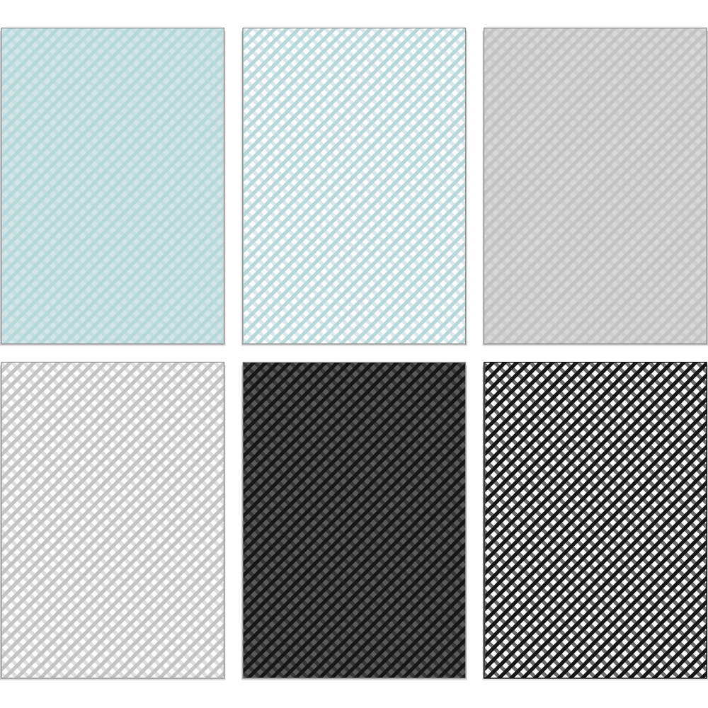 Gingham - Happy Hearts Paper Pad 6x8.5 - 24 Double - Sided Sheets - Honey Bee Stamps