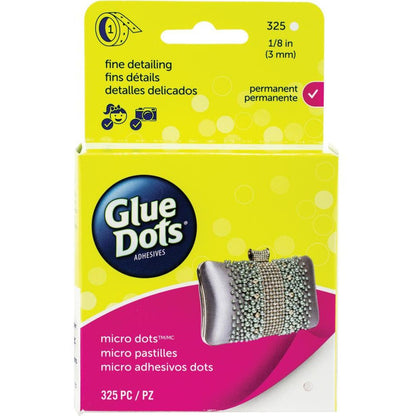 Glue Dots Micro Dots Roll 325 pc - 1/8" Dots - Honey Bee Stamps