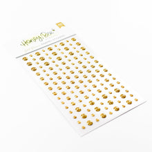 Gold Glimmer Enamel Stickers - 135 Count - Honey Bee Stamps