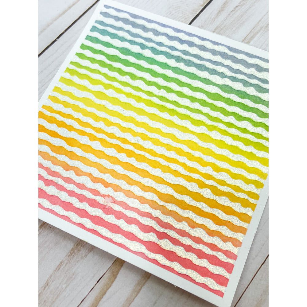 Good Vibes - Set Of 2 - 6"x6" Layering Stencils - Retiring - Honey Bee Stamps