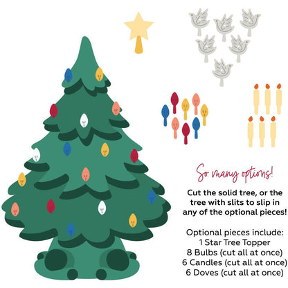 Grandma's Christmas Tree - Honey Cuts - Coordinating Dies - Honey Bee Stamps