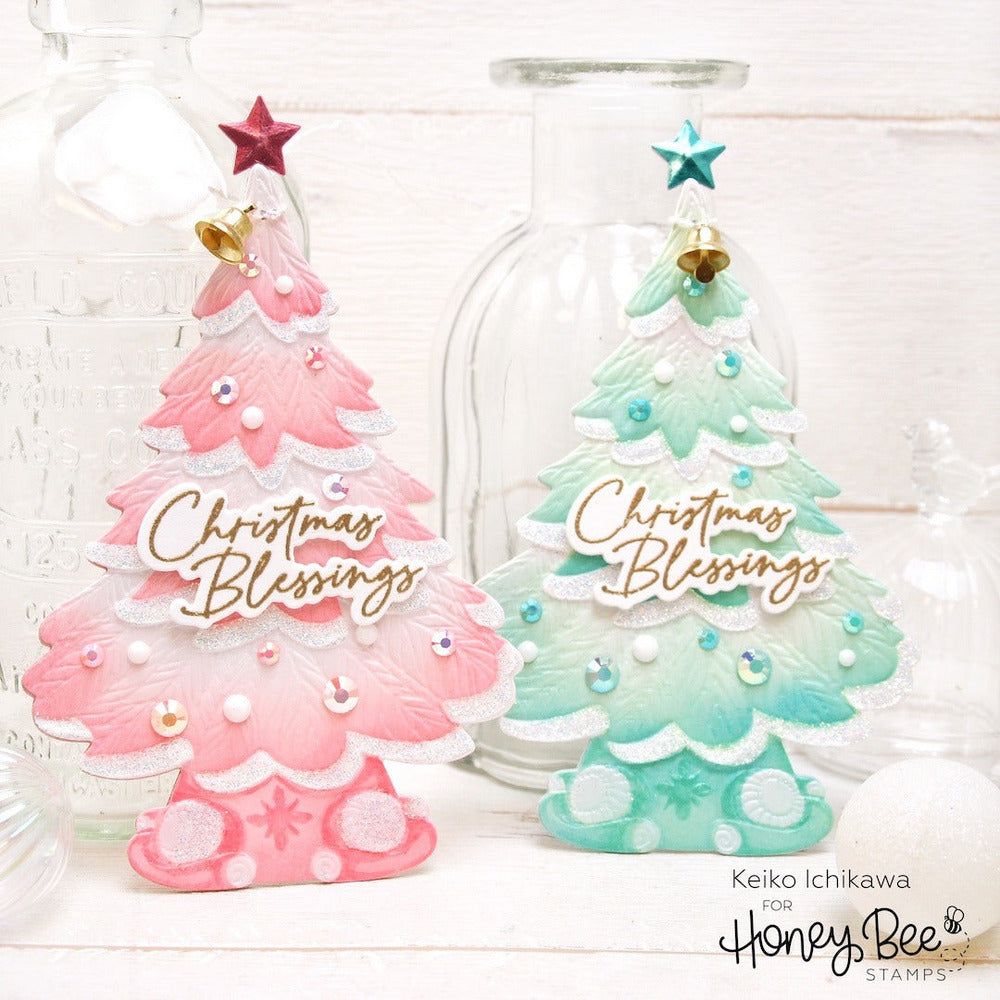 Grandma's Christmas Tree - Honey Cuts - Coordinating Dies - Honey Bee Stamps