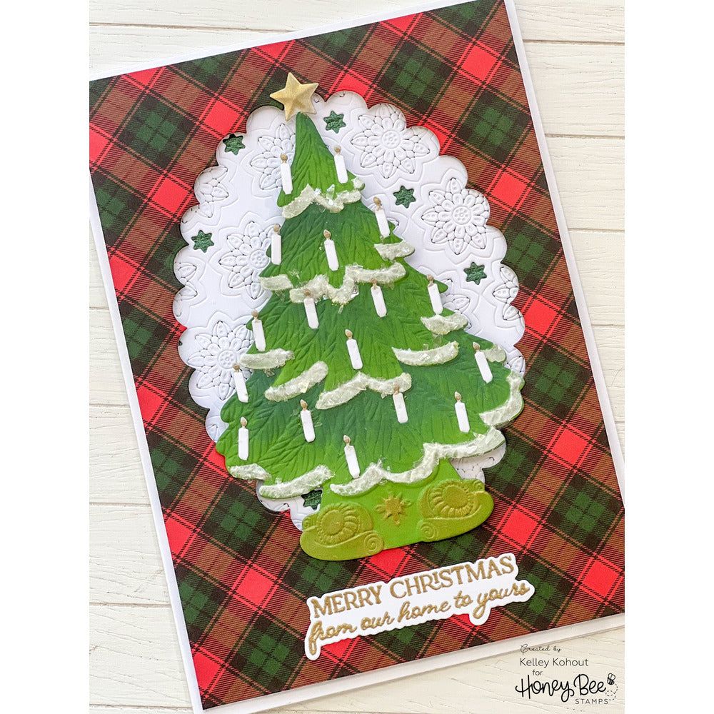 Grandma's Christmas Tree - Honey Cuts - Coordinating Dies - Honey Bee Stamps