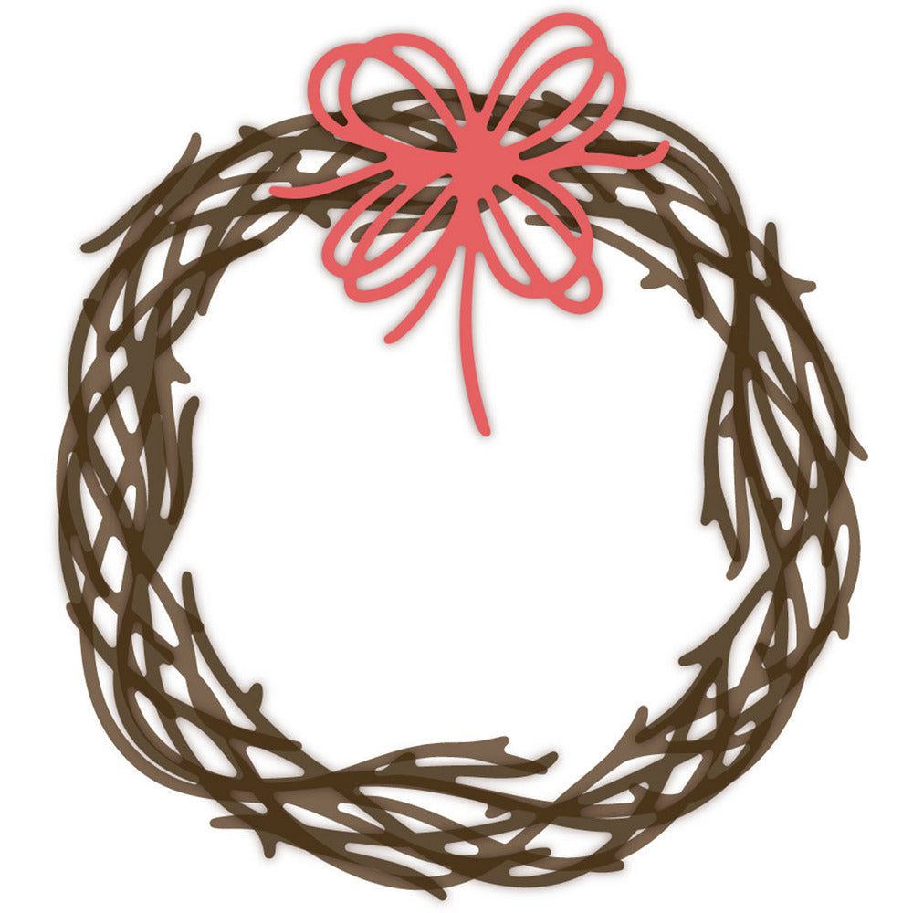 Grapevine Wreath - Honey Cuts - Stand - Alone Dies - Honey Bee Stamps