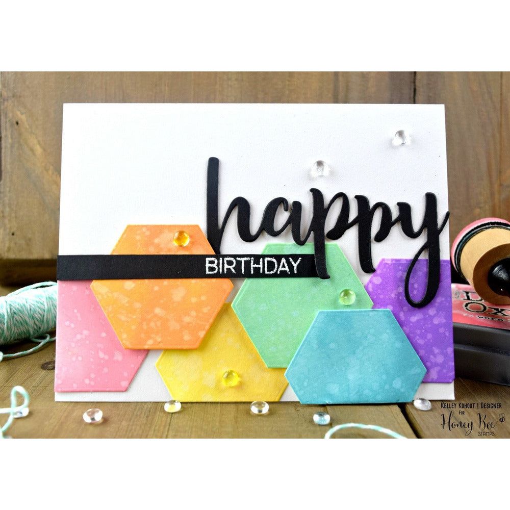 Happy | 2x4 Stamp Set