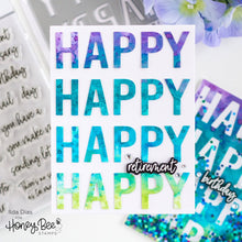 Happy Happy Happy A2 Cover Plate - Honey Cuts - Honey Bee Stamps