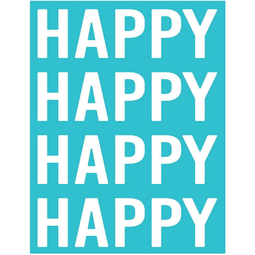 Happy Happy Happy A2 Cover Plate - Honey Cuts Retiring - Honey Bee Stamps