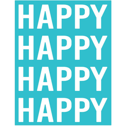 Happy Happy Happy A2 Cover Plate - Honey Cuts Retiring - Honey Bee Stamps