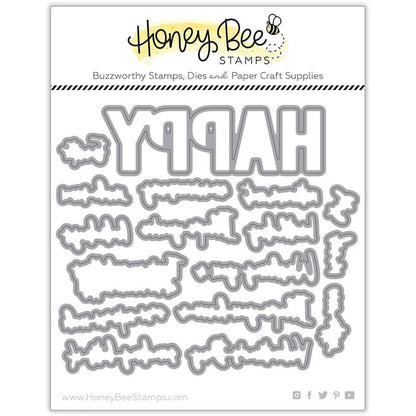 Happy Happy Happy - Honey Cuts - Coordinating Dies - Honey Bee Stamps