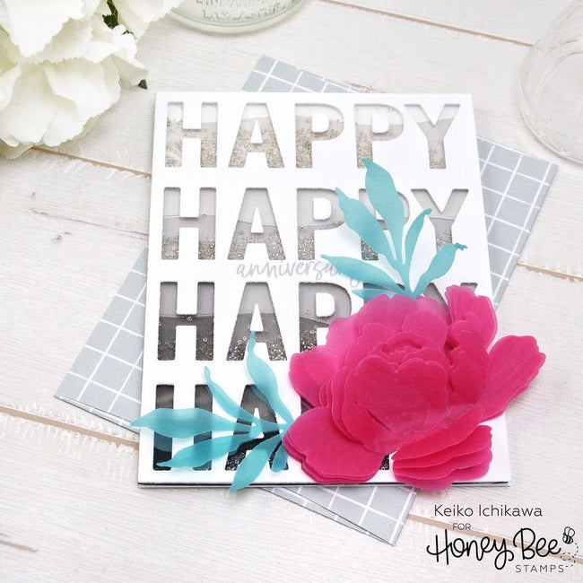 Happy Happy Happy - Honey Cuts - Honey Bee Stamps