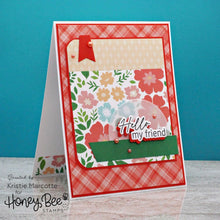 Happy Hearts Paper Pad 6x8.5 - 24 Double Sided Sheets - Honey Bee Stamps