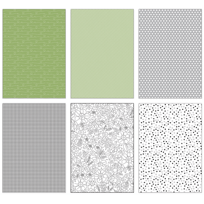 Happy Hearts Paper Pad 6x8.5 - 24 Double - Sided Sheets - Honey Bee Stamps