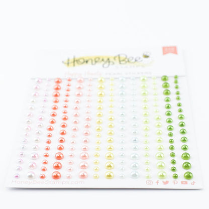 Happy Hearts - Pearl Stickers - 210 Count - Honey Bee Stamps