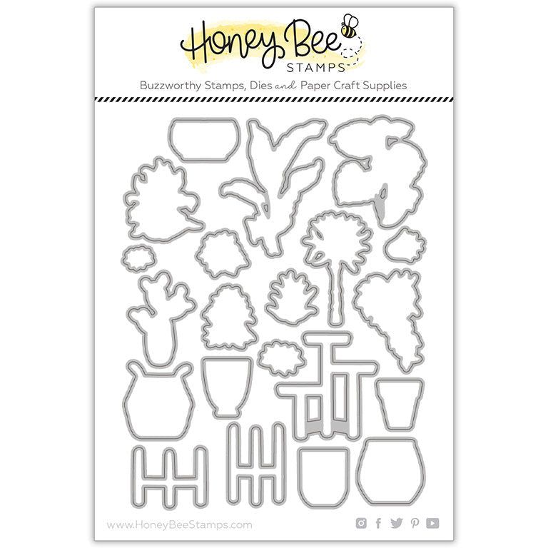 Happy Plants - Honey Cuts - Honey Bee Stamps