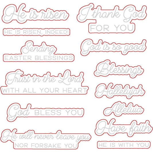 He Is Risen - Honey Cuts - Coordinating Dies - Honey Bee Stamps
