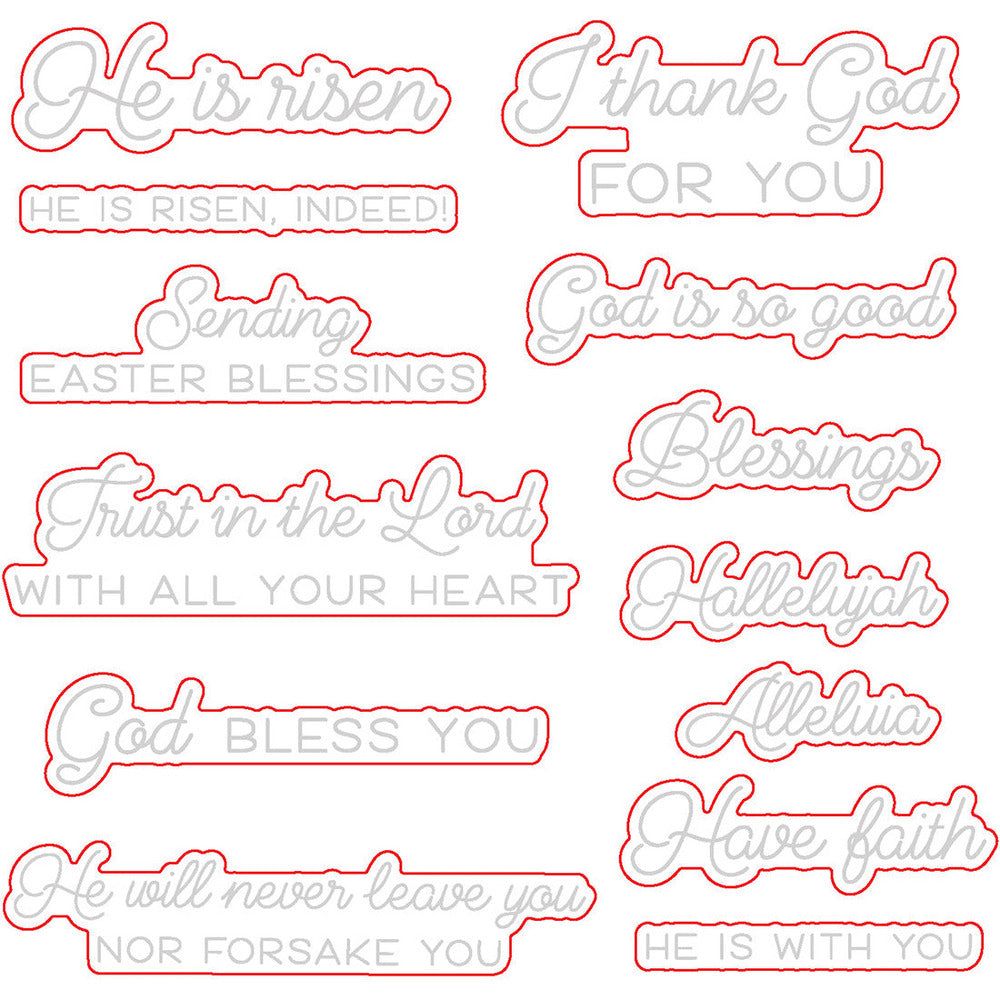 He Is Risen - Honey Cuts - Coordinating Dies - Honey Bee Stamps