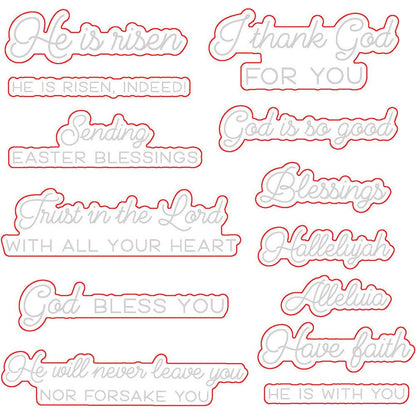 He Is Risen - Honey Cuts - Coordinating Dies - Honey Bee Stamps