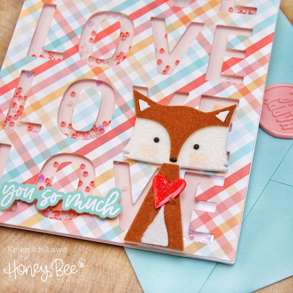 Heart Hugs - Honey Cuts - Stand - Alone Dies - Honey Bee Stamps