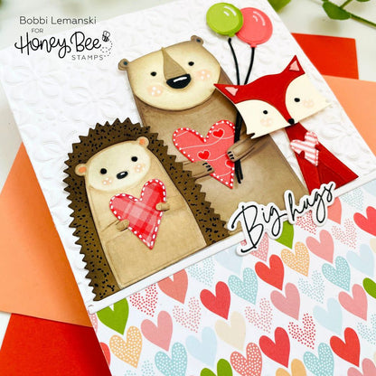 Heart Hugs - Honey Cuts - Stand - Alone Dies - Honey Bee Stamps