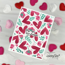 Hearts In Bloom - Set of 4 Layering Background Stencils - Honey Bee Stamps