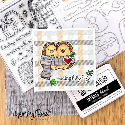 Hedgehugs - 6x6 Photopolymer Stamp Set - Retiring - Honey Bee Stamps