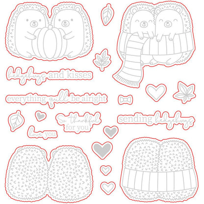 Hedgehugs - Honey Cuts - Coordinating Dies - Retiring - Honey Bee Stamps
