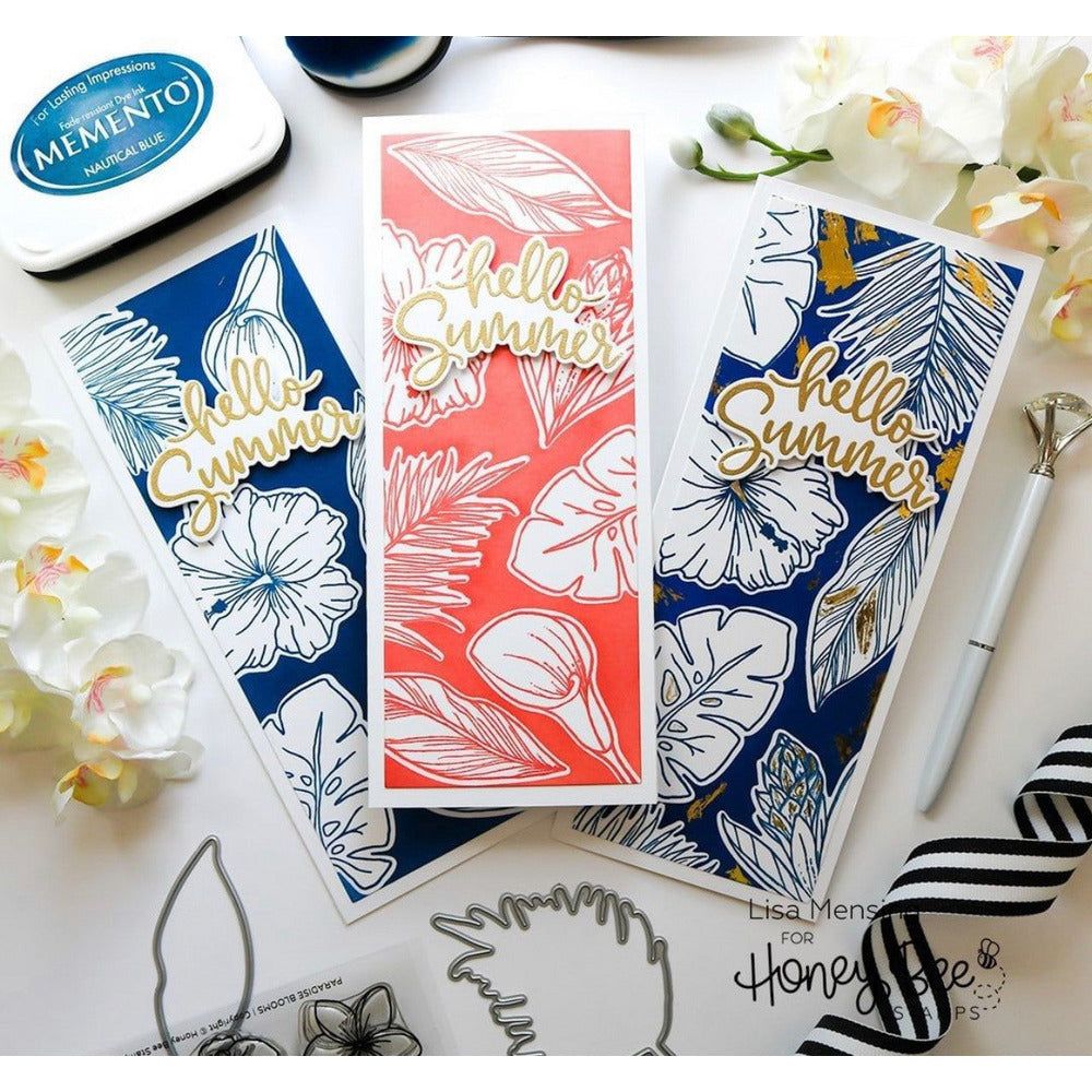 Hello Summer - 6x6 Photopolymer Stamp Set - Honey Bee Stamps