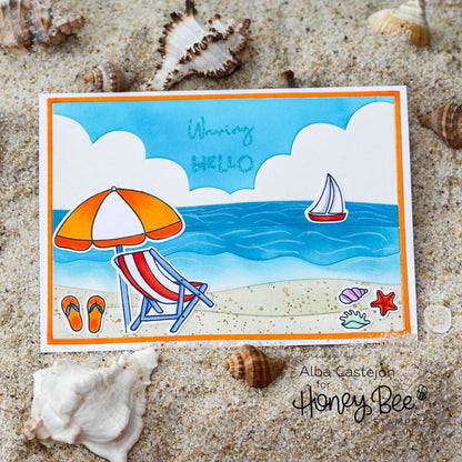 Hello Summer - 6x6 Photopolymer Stamp Set - Honey Bee Stamps