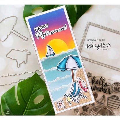 Hello Summer - 6x6 Photopolymer Stamp Set - Honey Bee Stamps