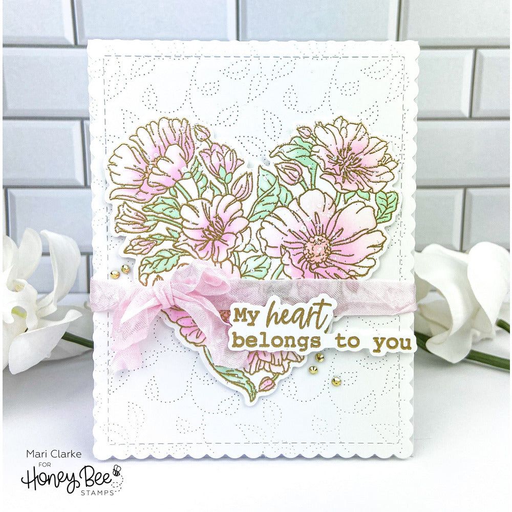 Hello Sweetheart - 6x6 Photopolymer Stamp Set - Honey Bee Stamps