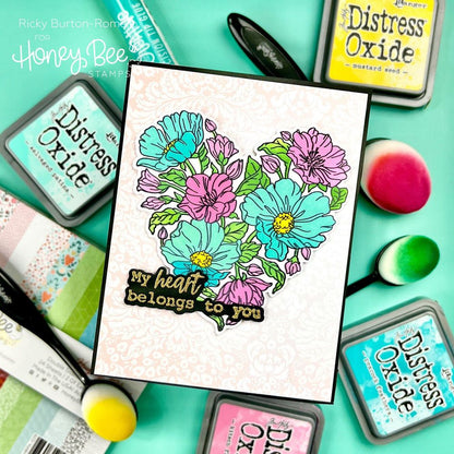 Hello Sweetheart - 6x6 Stamp Set - Honey Bee Stamps