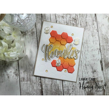 Hexagon Bunches - Honey Cuts - Honey Bee Stamps