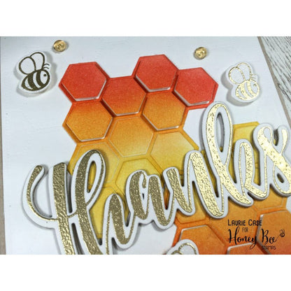 Hexagon Bunches - Honey Cuts - Stand - Alone Dies - Honey Bee Stamps