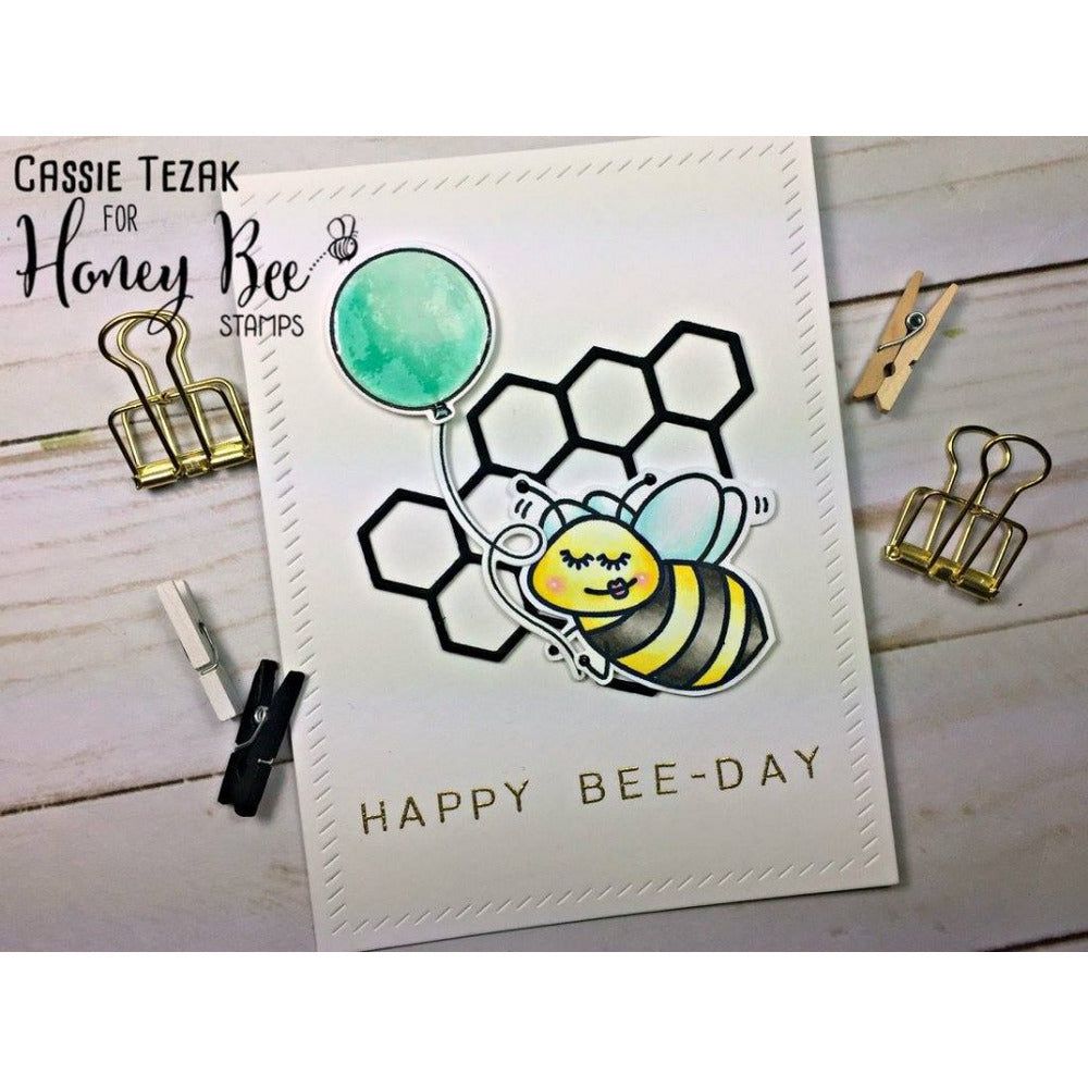 Hexagon Bunches - Honey Cuts - Stand - Alone Dies - Honey Bee Stamps